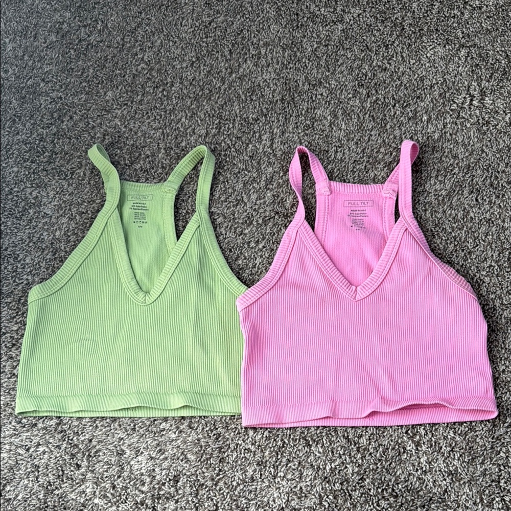 Set of 2 full tilt tank tops! worn once, size small/medium